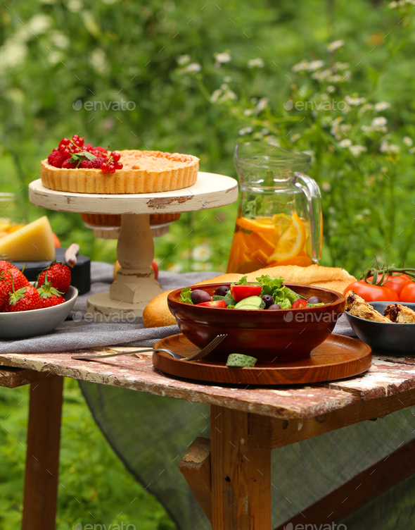 Picnic in Nature Stock Photo by Dream79 PhotoDune